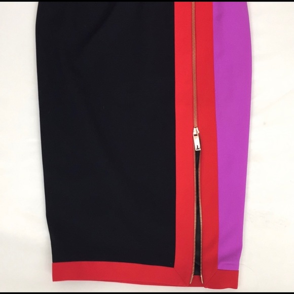 Ted Baker color block skirt - Picture 6 of 8